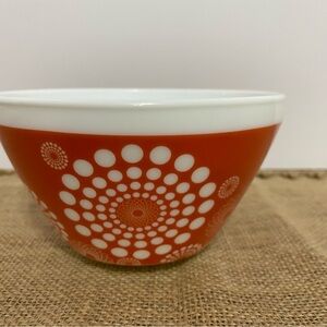 Vintage Pyrex White Dotted Bowl
